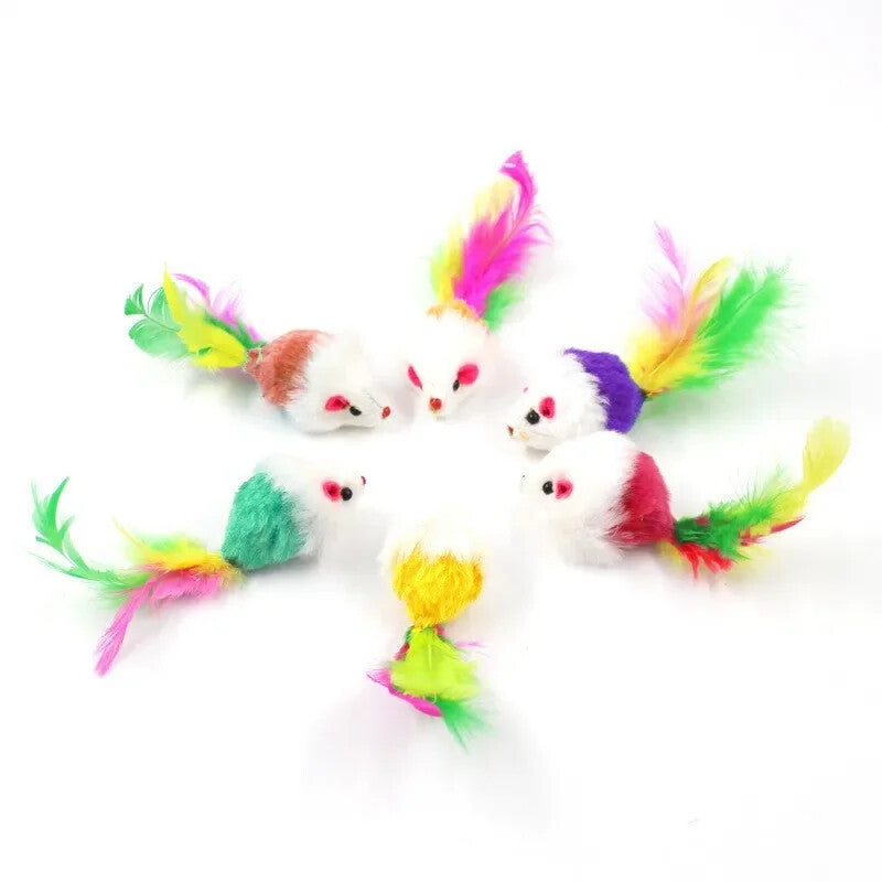 Souris en peluche pour chat (lot de 3) — l'instinct à l'état pur
