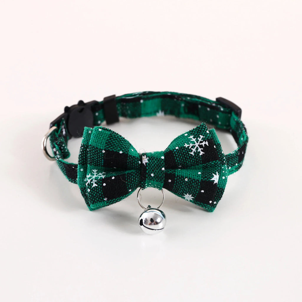 Collier breakaway grelot + nœud (set) — élégance féline