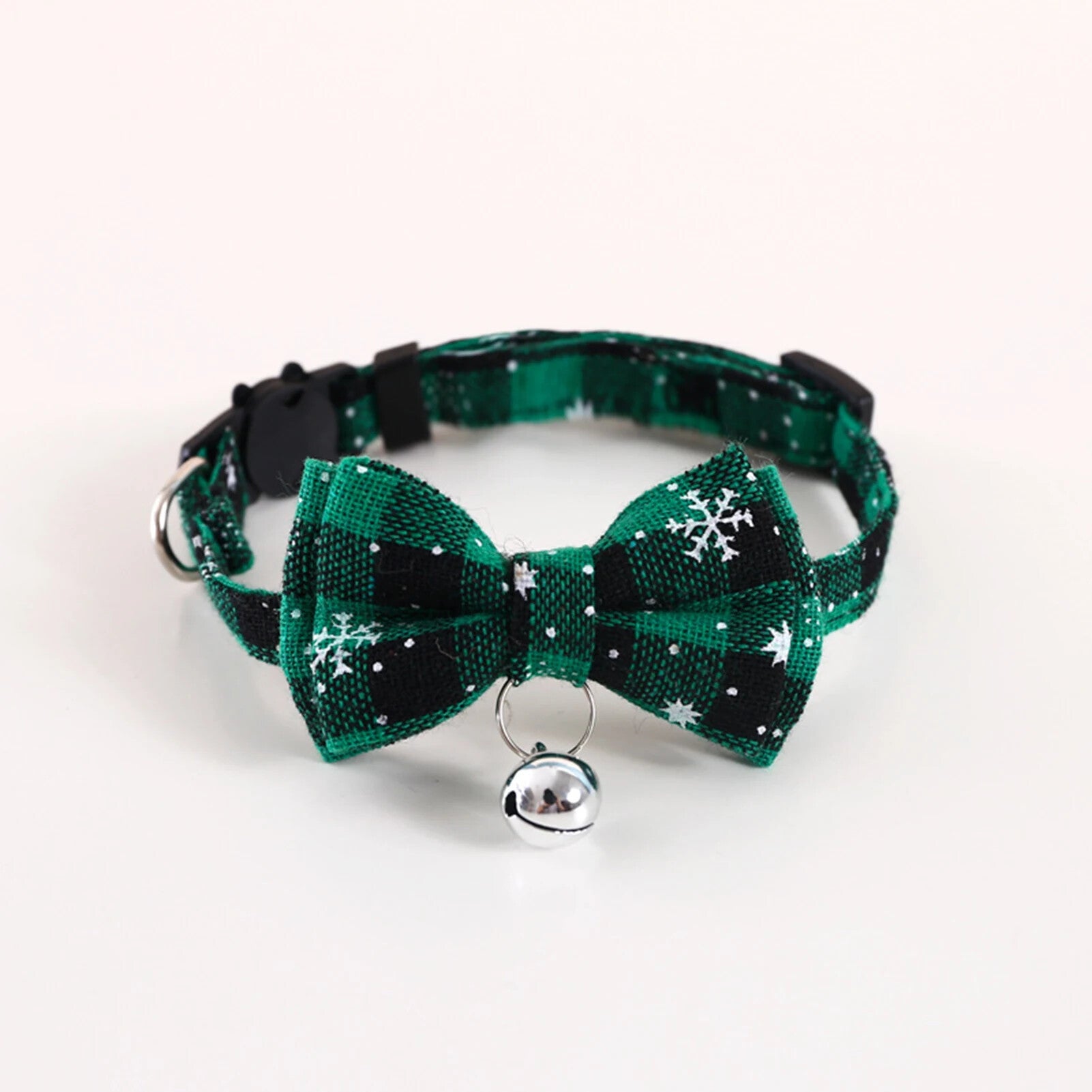 Collier breakaway grelot + nœud (set) — élégance féline
