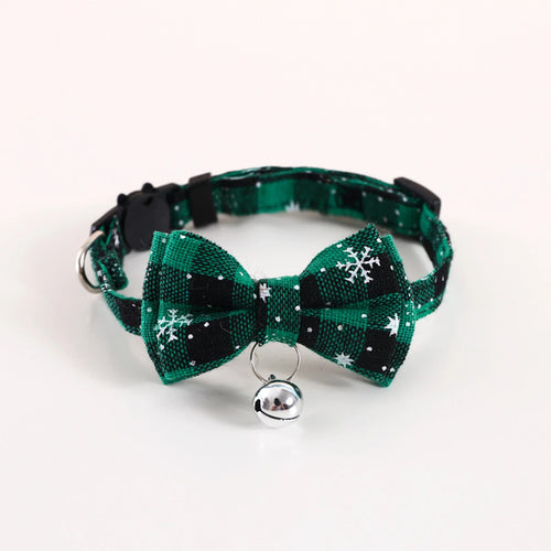 Collier breakaway grelot + nœud (set) — élégance féline