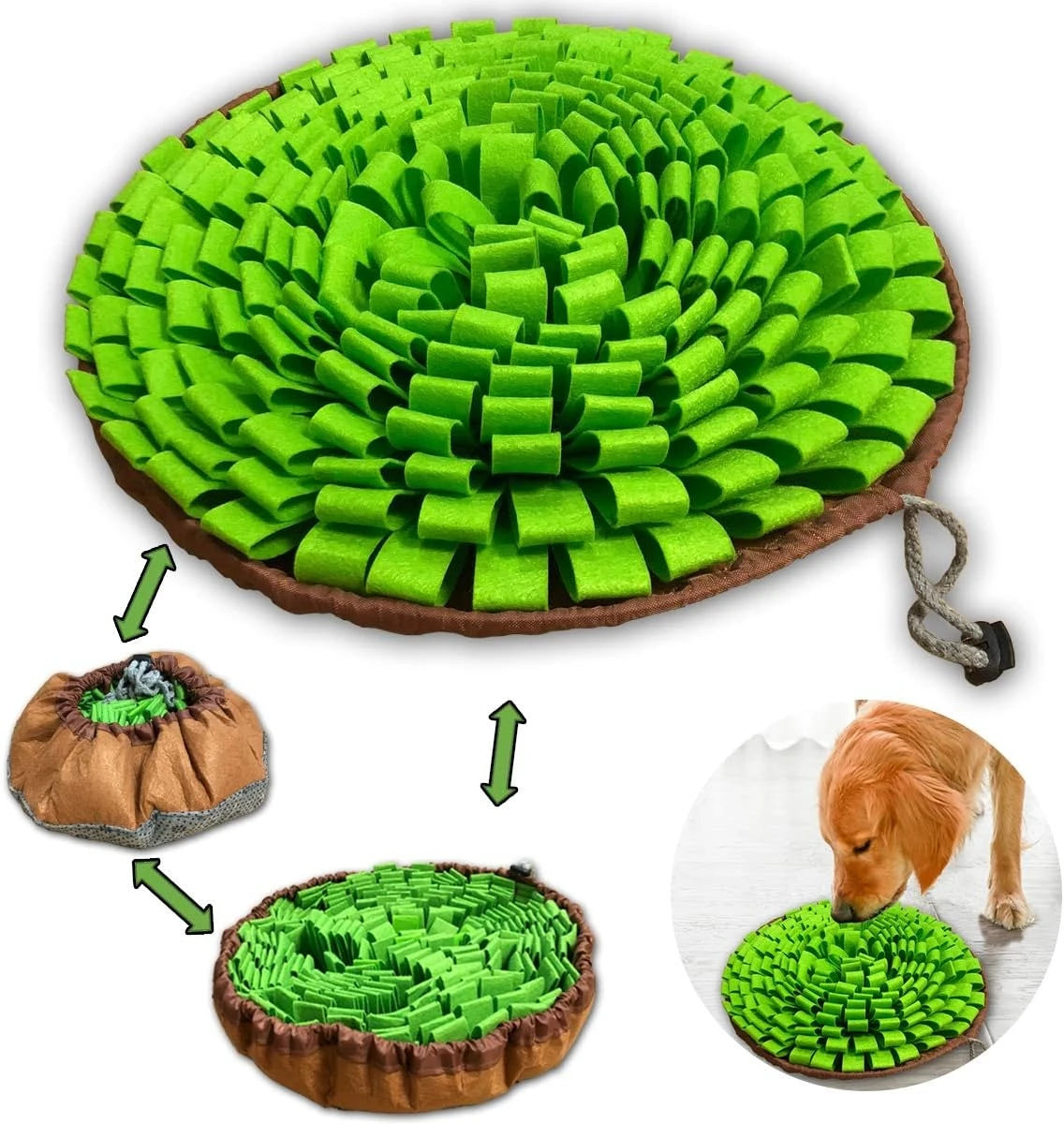 Tapis de fouille — stimulation et instinct naturel