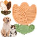 Gamelle plate anti-glouton en silicone pour chat