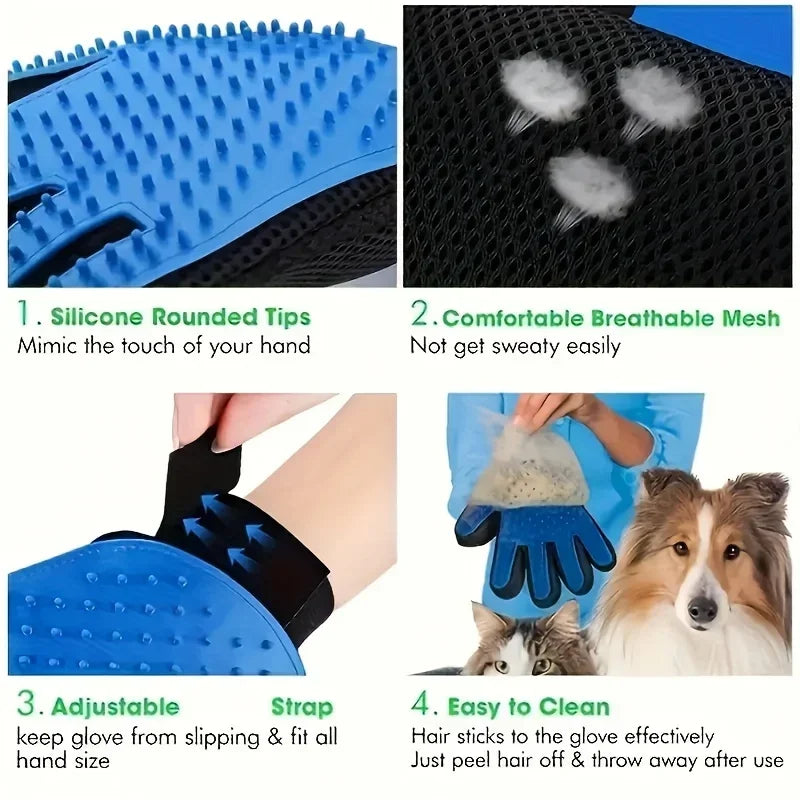 Gant de toilettage anti-poils — la caresse qui brosse