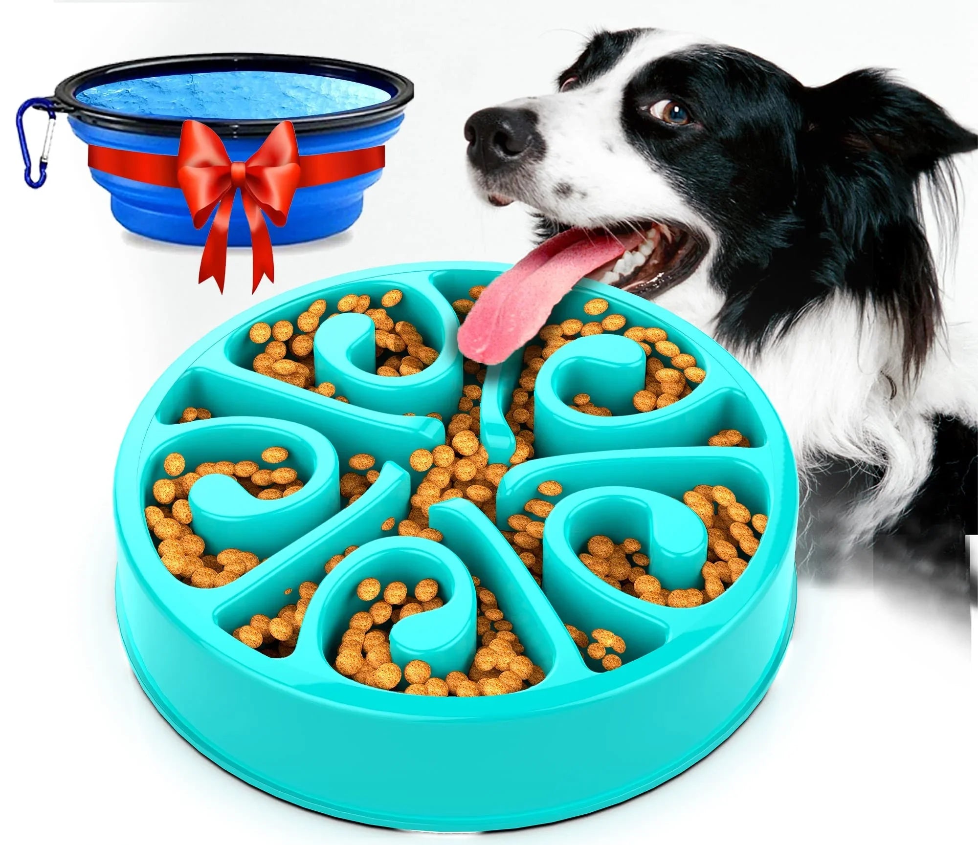 Gamelle anti-glouton pour chien