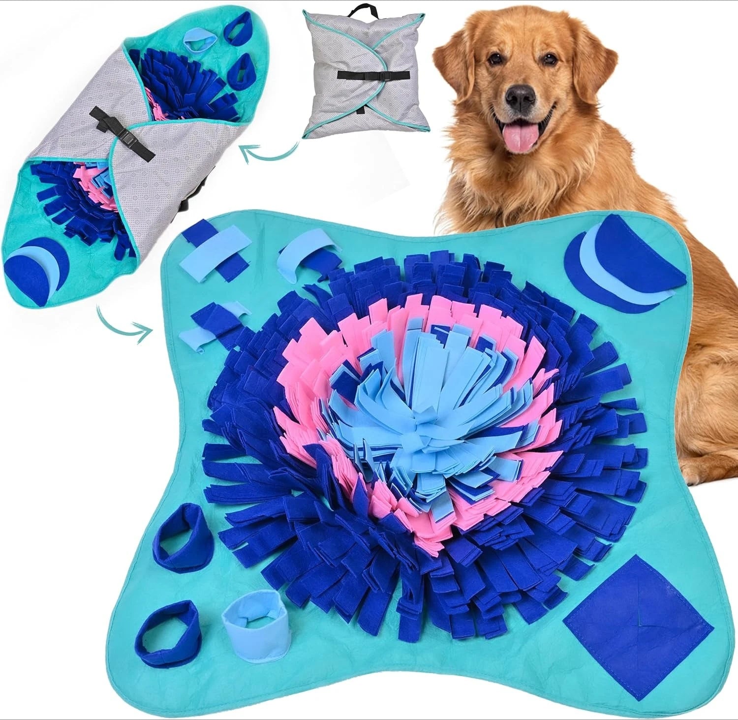 Tapis de fouille — stimulation et instinct naturel