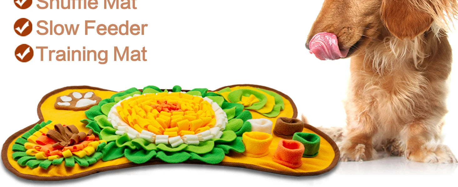 Tapis de fouille — stimulation et instinct naturel