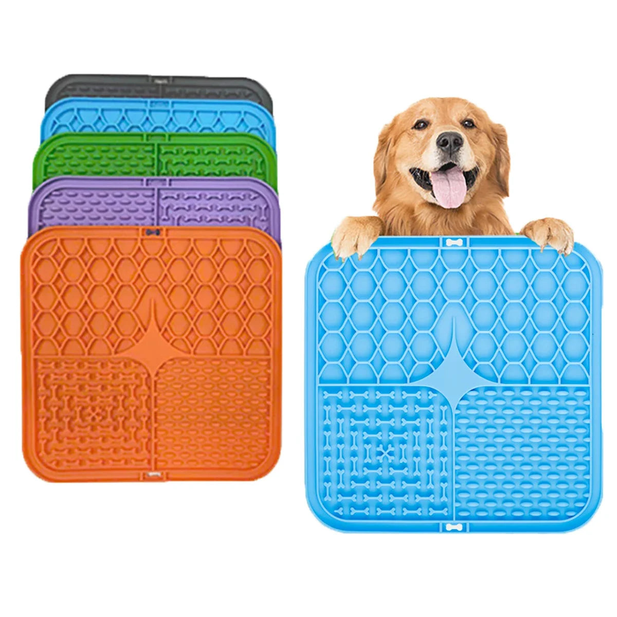 Tapis de léchage en silicone — calme et bien-être