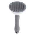 Brosse autonettoyante pour chat — coloris gris