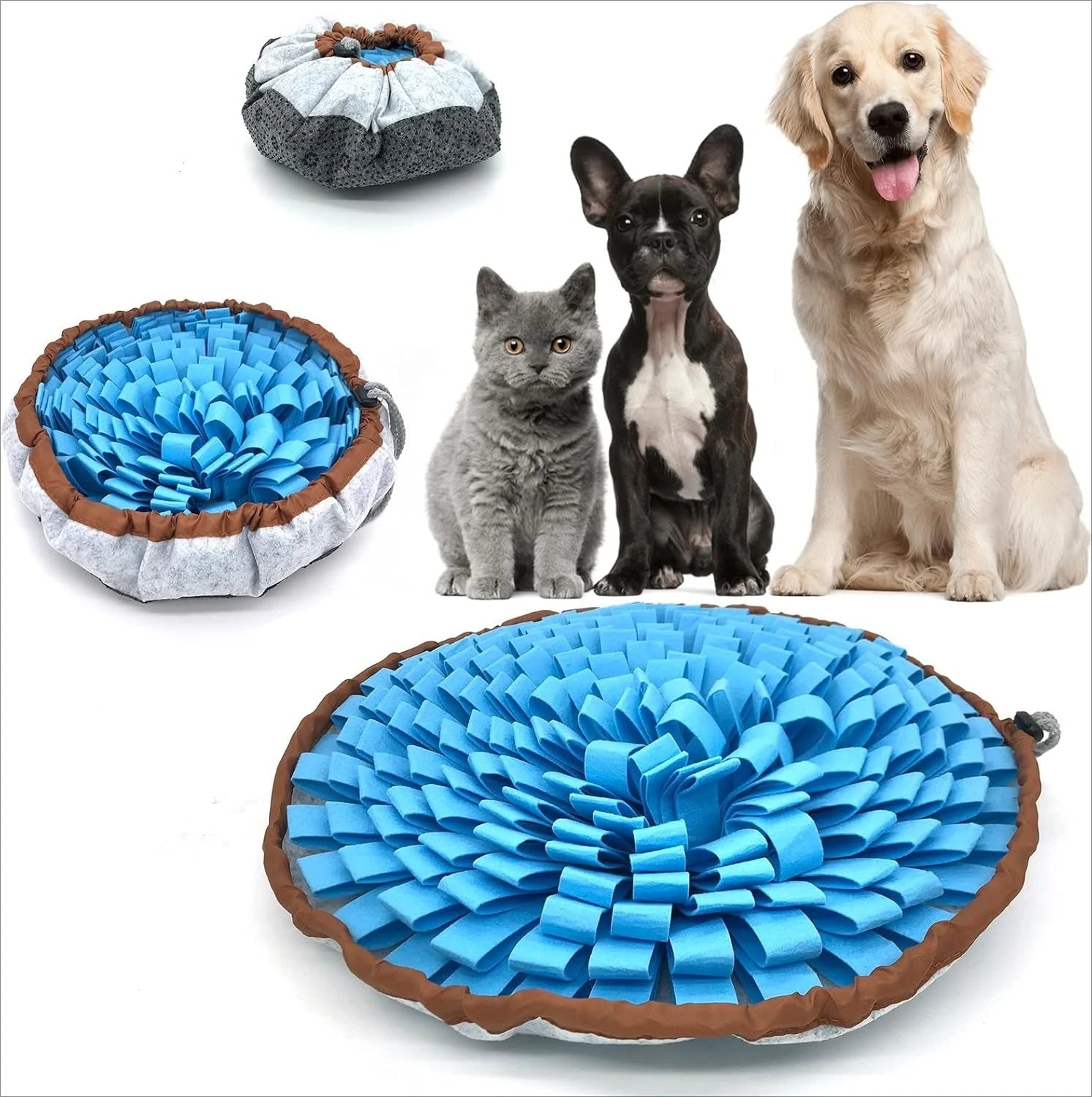 Tapis de fouille — stimulation et instinct naturel